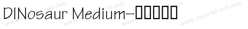 DINosaur Medium字体转换
